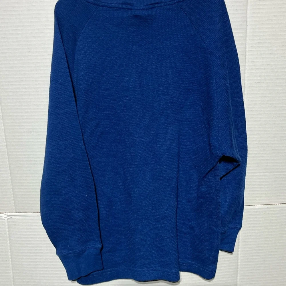 INDIANAPOLIS COLTS THERMAL NFL TEAM REEBOK APPAREL PULL OVER BLUE YOUTH SZ S 7-8